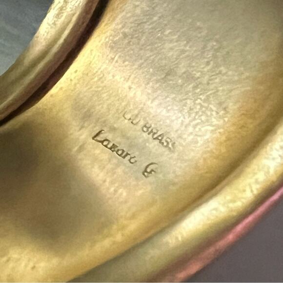 LAZARO GUTIERREZ solid Brass Cuff Bracelet - Picture 9 of 11